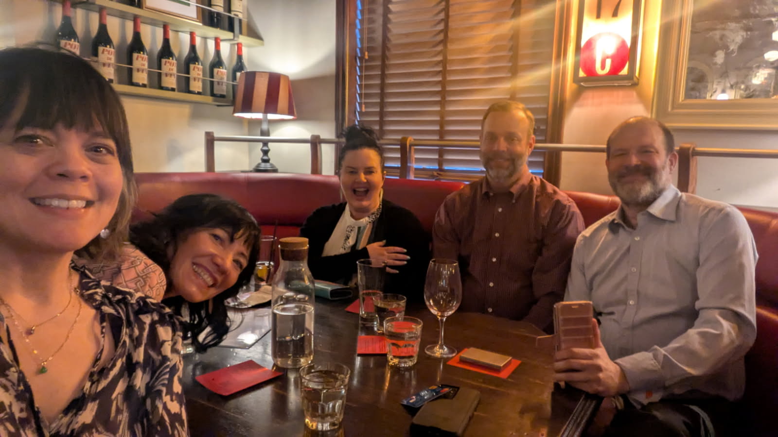 Dinner Club guests around the table at the third event